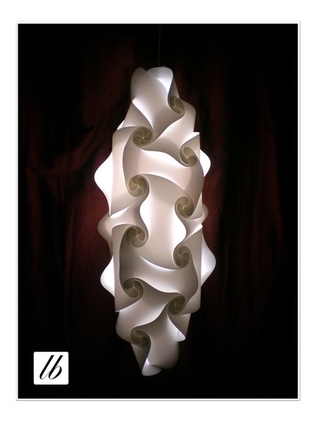 Puzzle Lampe aus 30 Elementen Größe XL mit normaler Glühlampe\\n\\n24.01.2010 21:50